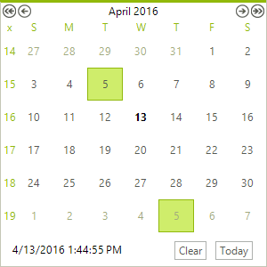 WinForms RadCalendar Repeating Events