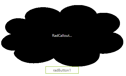 WinForms RadCallout Custom Cloud Shape