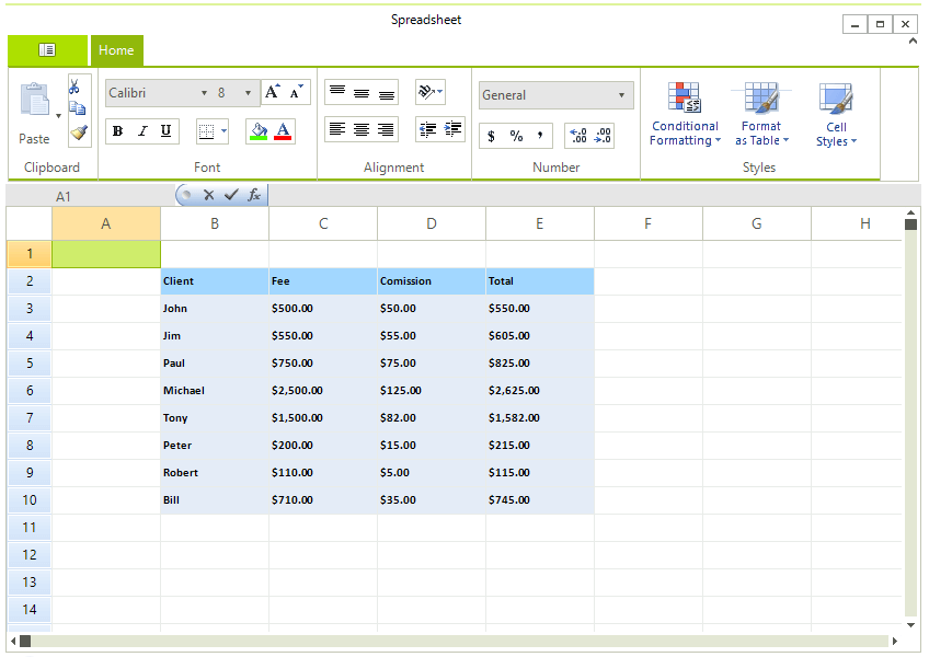 WinForms RadGridView Outstanding performance