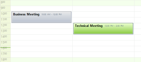 WinForms RadScheduler Appointments Spacing