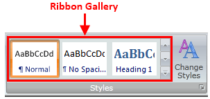 WPF RadRibbonView Ribbon Gallery in Group