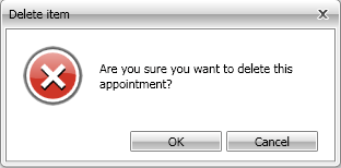 RadScheduleView Delete Appointment