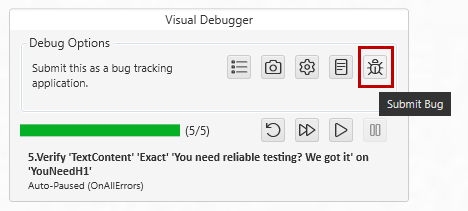 Visual Debugger Send Bug