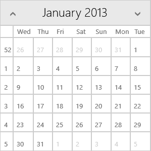 Change First Day Of Week And Calendar Week Rule