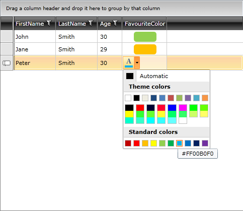 Telerik Silverlight DataGrid How To Create Custom Editor 010