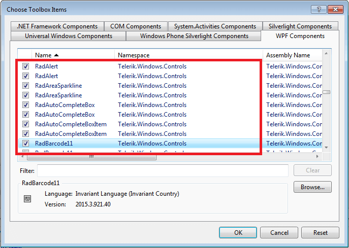 Common Installing Adding ToVS 2015 Tool Box 060 WPF