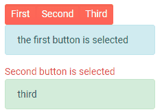 Multiple selection in the button group