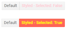 conditional styling of buttongroup