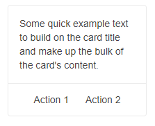 Card Actions