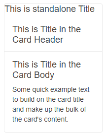 Card Footer