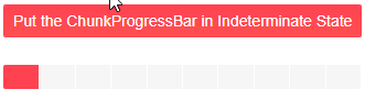 put the progress bar in indeterminate state example