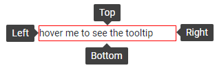 tooltip positions