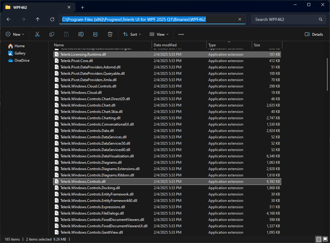 WPF Reference Manager Browse Dialog
