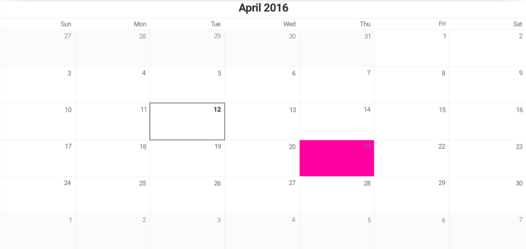 TelerikUI-Calendar-Special-Dates