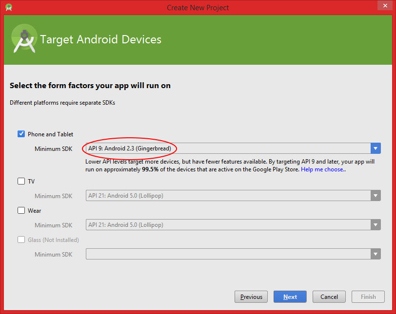 what is the best min sdk for android studio