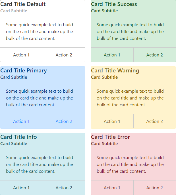 WebForms Card Styles