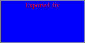 Div After Export