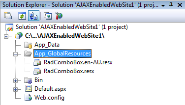 ComboBox Localization Global Resource