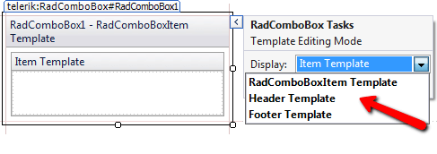 combobox edittemplatesmarttag