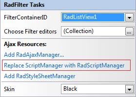 Replace ScriptManager with RadScriptManager