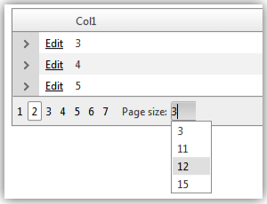 grd Page Sizes