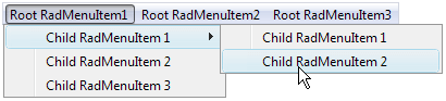 RadMenu Default Layout