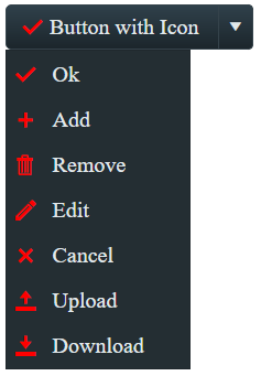 Button Icon Customized