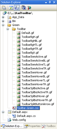 ToolBar Skin Files