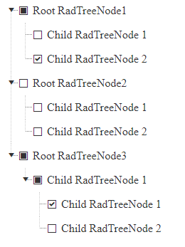 RadTreeView Tri-State CheckBoxes Overview