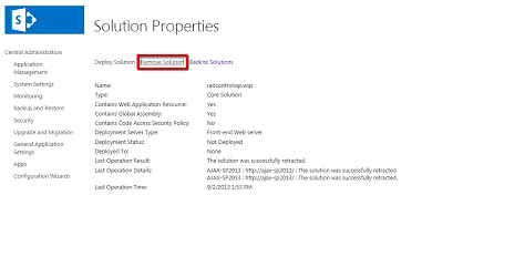 sp 2013-remove-solution