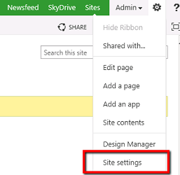 sp 2103-selecting-site-settings