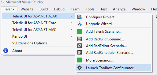introduction-vsx toolboxconfigurator menu