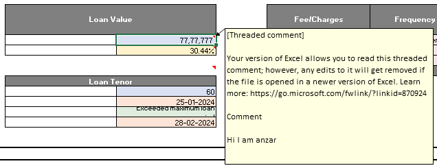 Threaded Comments in MS Excel