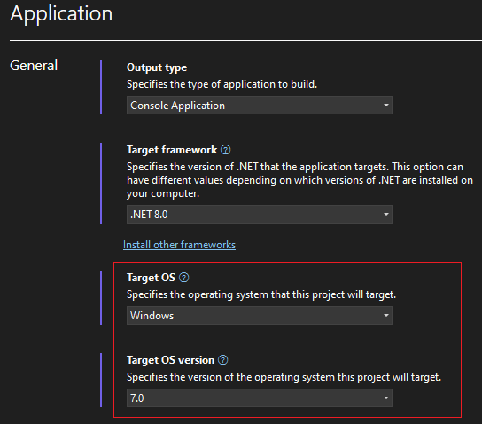 DPL NET Core Windows