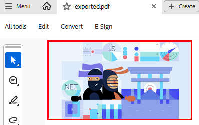 Using a FixedContentEditor to Draw the Image Border ><