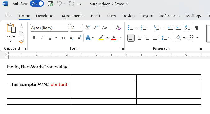 Input Content ><