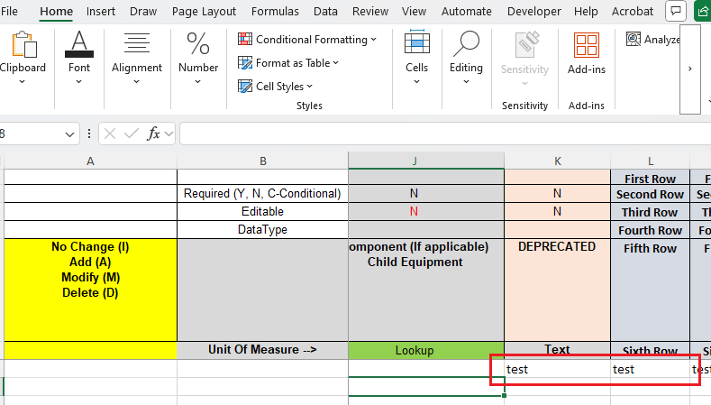 Eliminate the Microsoft Excel's built-in "Extend data range formats and formulas" setting ><