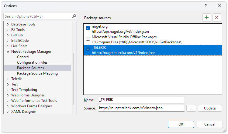 NuGet server Authentication