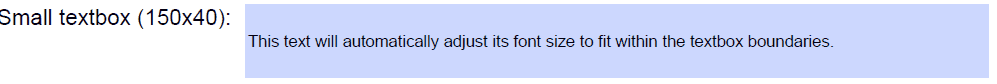 Adjust TextBox Font Size ><
