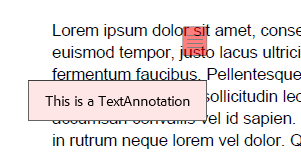 Create TextAnnotation