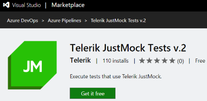 JustMock extension Get it free
