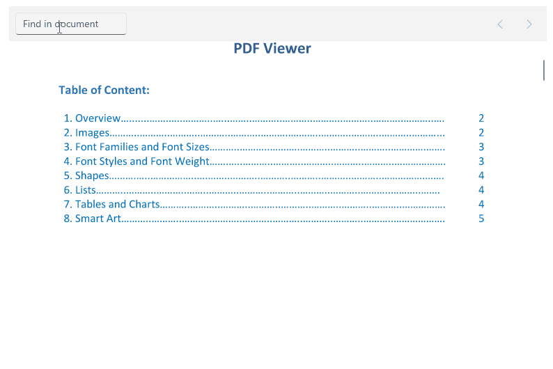 .NET MAUI PdfViewer Search Custom Toolbar
