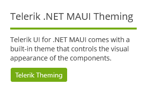 Telerik .NET MAUI Theming Custom Colors