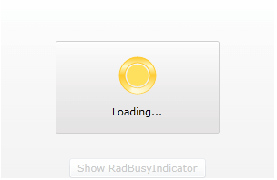 Silverlight RadBusyIndicator Delayed Display