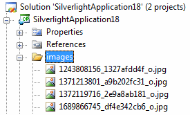 Silverlight RadCoverflow Images Folder