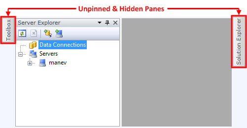 Silverlight RadDocking Unpinned and Hidden Panes