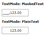 Silverlight RadMaskedInput Different Text Modes