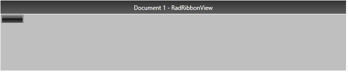 Silverlight RadRibbonView Title and ApplicationName properties reflected in the UI