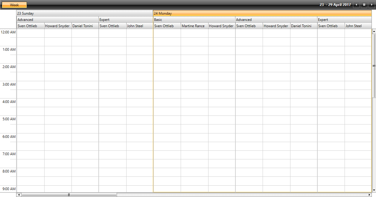 radschedule View viewdefinitions configuration 07