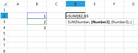 Silverlight RadSpreadsheet Selection to Complete Formulas 2